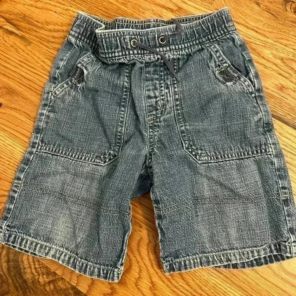Janie and Jack 4T toddler boy denim shorts - Picture 7 of 7